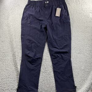 GymBrave Men's Cargo Hiking Pants 2XL Blue Tech Stretch Quick Dry Outdoor NWT